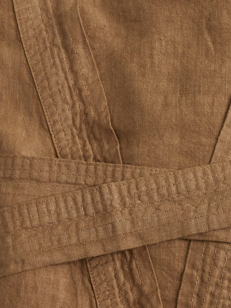 lněný župan LINN XS-S/brown sugar - Image 3
